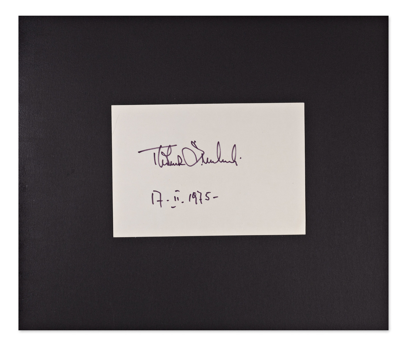 Tadeusz Żmudziński (1924-1992) - Autograph