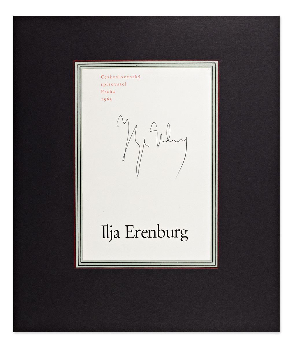 Ilya Grigoryevich Ehrenburg (1891-1967) - Autograph