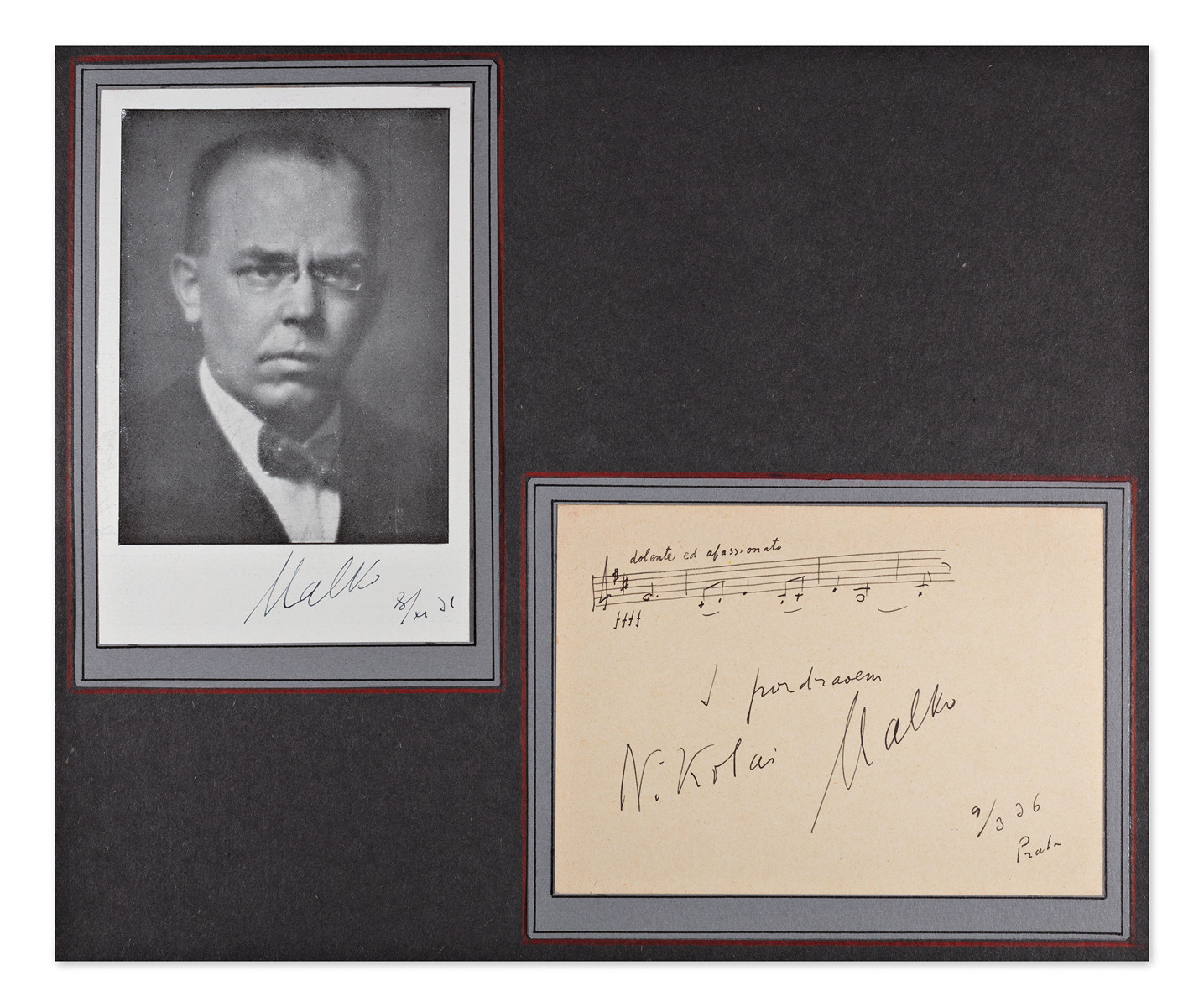 Nicolai Andreyevich Malko (1883-1961) - Autographs