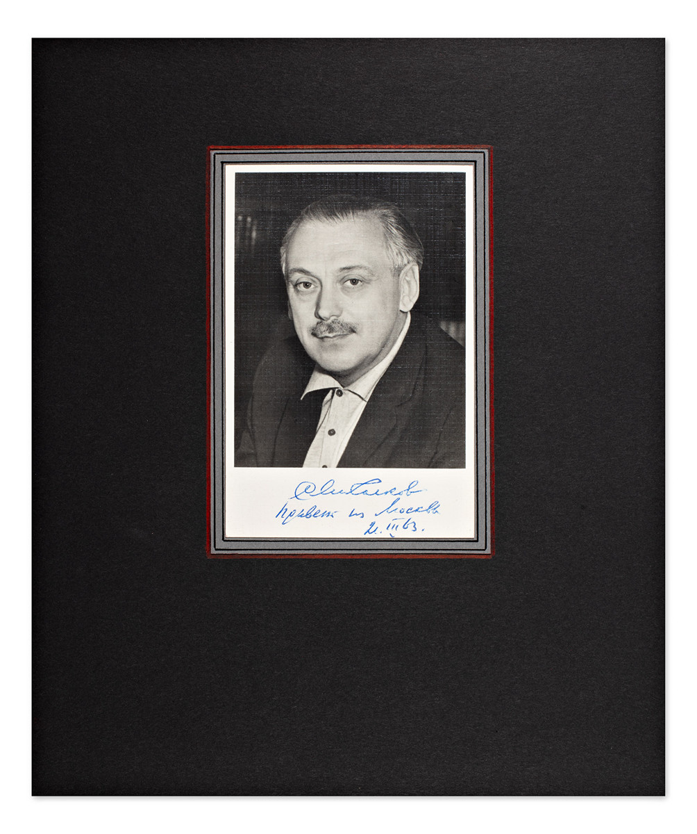 Sergey Vladimirovich Mikhalkov (1913-2009) - Postcard with autograph