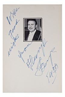Henryk Bolesław Szeryng (1918-1988) - Two autographs