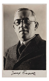 Josef Čapek (1887-1945) - Original signature on photo