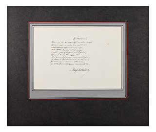 Josef Holeček (1853-1929) - Handwritten verse from the book Sokolović