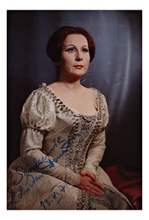 Zdzisława Donat (1936*) - Original photograph with signature and handwritten dedication