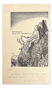 Rockwell Kent (1882-1971) - Graphic sheet with dedication