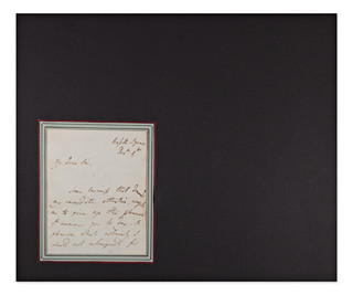 Sir Thomas Lawrence (1769-1830) - Four page letter with signature