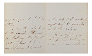 Sir Thomas Lawrence (1769-1830) - Four page letter with signature