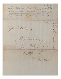 Sir Thomas Lawrence (1769-1830) - Four page letter with signature