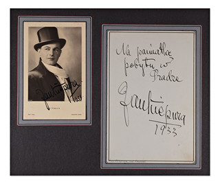 Jan Wiktor Kiepura (1902-1966) - Two autographs
