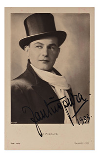 Jan Wiktor Kiepura (1902-1966) - Two autographs