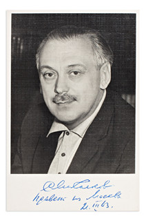 Sergey Vladimirovich Mikhalkov (1913-2009) - Postcard with autograph