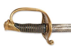 Saber pattern 1845 for infantry officers "Manufacture d'Armes de Châtellerault (MAC)" | France (Châtellerault)