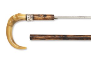Dagger (stiletto) in staff | Europe / Spain (Toledo)
