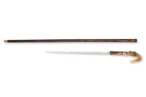 Dagger (stiletto) in staff | Europe / Spain (Toledo)
