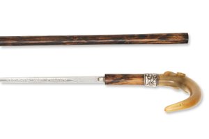 Dagger (stiletto) in staff | Europe / Spain (Toledo)