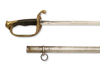 Palaš pro vyšší důstojníky francouzské armády M1845/1882 "G. Barré, Paříž" | Francie (Paříž)