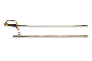 Palaš pro vyšší důstojníky francouzské armády M1845/1882 "G. Barré, Paříž" | Francie (Paříž)