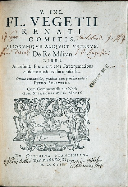 Publius Flavius Vegetius  Renatus