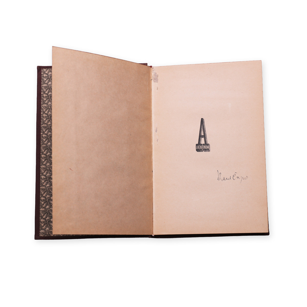 Karel Čapek (1890 - 1938) - Podpis v knize