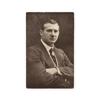 Jaroslav Vojta (1888 - 1970) - Podpis na fotopohlednici