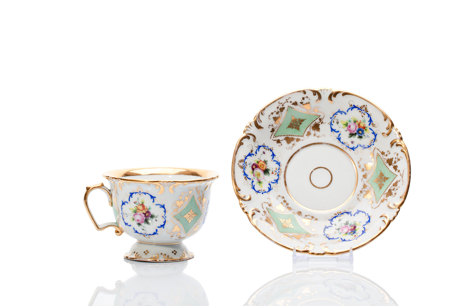 Porcelain cup with saucer | Březová, Christian Fischer