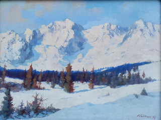 JÁN GROTKOVSKÝ (1902-1961) - KRAJINA OKOLO ZELENÉHO PLESA