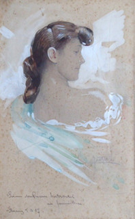 OTTO PETERS (1882-1952) - SECESNÍ HNĚDOVLÁSKA