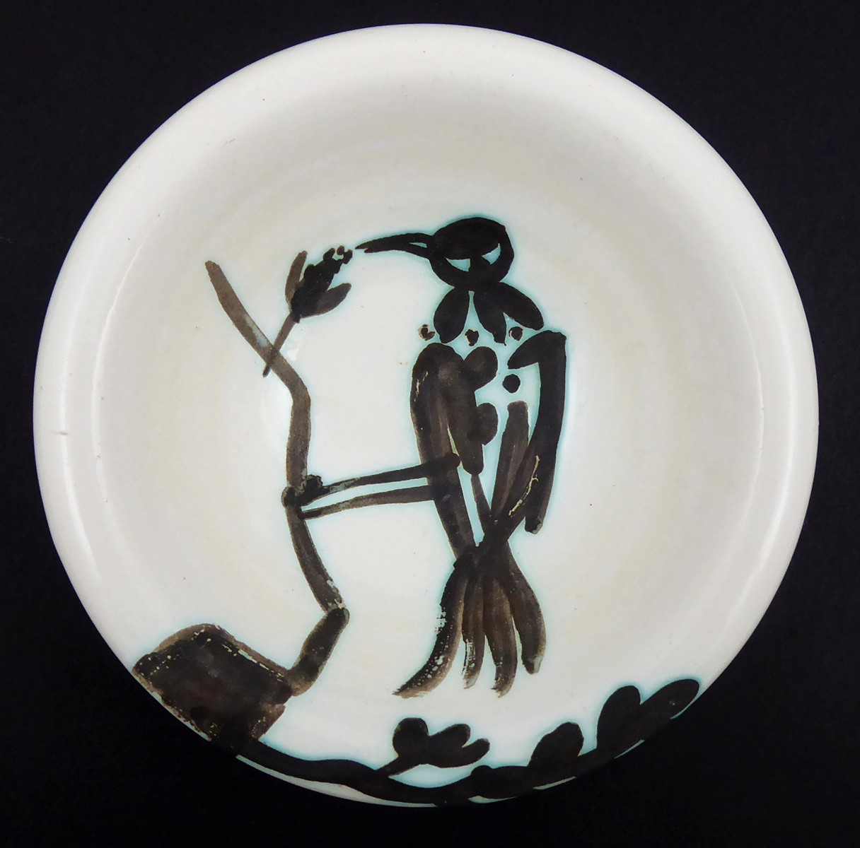 PABLO PICASSO (1881-1973) - OISEAU SUR LA BRANCHE - EDITION PICASSO/MADOURA PLEIN