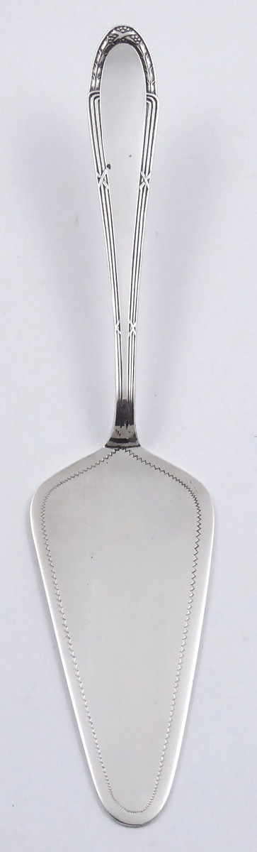 STŘÍBRNÁ SERVÍROVACÍ LOPATKA S GRAVÍROVÁNÍM