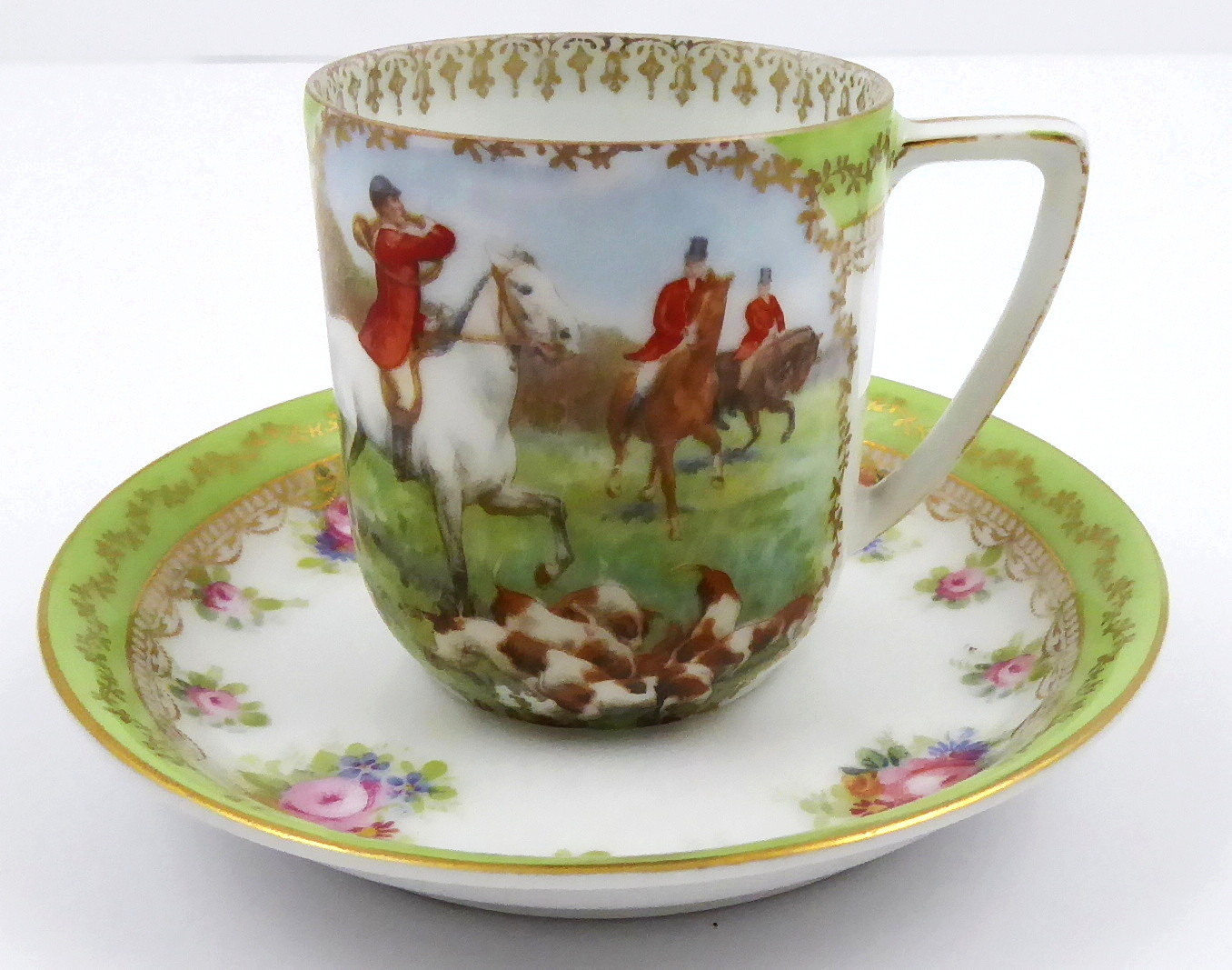 ROSENTHAL - ORIGINÁLNÍ MOKA ŠÁLEK Z ROKU 1907 S VÝJEVEM Z HONU