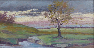 ARNO NAUMAN (1887-1959) - VĚTRNÝ DEN S ČERVÁNKY