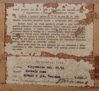 JAROMÍR KUNC (1900-1971) - RYBNÍK V JIŽNÍCH ČECHÁCH