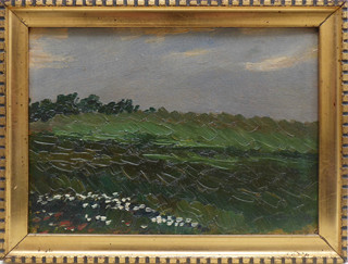 KAREL BOHÁČEK (1886-1928) - LOUKA S BÍLÝMI KVĚTY