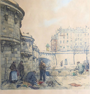 TAVÍK FRANTIŠEK ŠIMON (1877-1942) - VETEŠNÍCI POD PONT NEU - ROK 1921