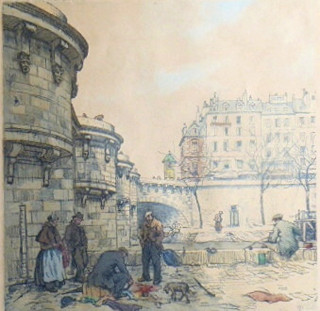 TAVÍK FRANTIŠEK ŠIMON (1877-1942) - VETEŠNÍCI POD PONT NEU - ROK 1921