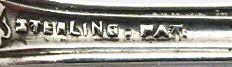 CELOSTŘÍBRNÁ SERVÍROVACÍ LOPATKA - J.B. & S.M. KNOWLES, PROVIDENCE, USA
