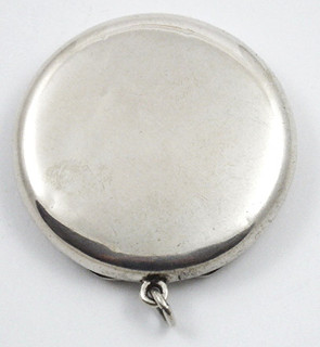 LUXUSNÍ STŘÍBRNÉ KAPESNÍ ZRCÁTKO