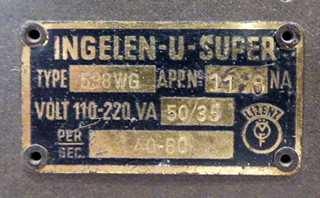RADIO INGELEN GEOGRAPHIC U-SUPER US 538WG - EF LUDWIG NEUMANN, WIEN