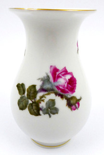 ROSENTHAL - PORCELÁNOVÁ VÁZIČKA S ŠÍPKOVÝMI RŮŽEMI