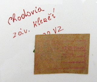 KLENEČ POD ČERCHOVEM (KLENČÍ), CHODOVIA - VELKÝ ZÁVĚSNÝ TALÍŘ