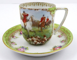 ROSENTHAL - ORIGINÁLNÍ MOKA ŠÁLEK Z ROKU 1907 S VÝJEVEM Z HONU