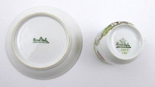 ROSENTHAL - ORIGINÁLNÍ MOKA ŠÁLEK Z ROKU 1907 S VÝJEVEM Z HONU