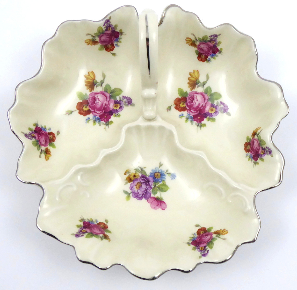 FRANZ MANKA, ALTROHLAU - MISKA VE TVARU LISTU S ÚCHYTEM