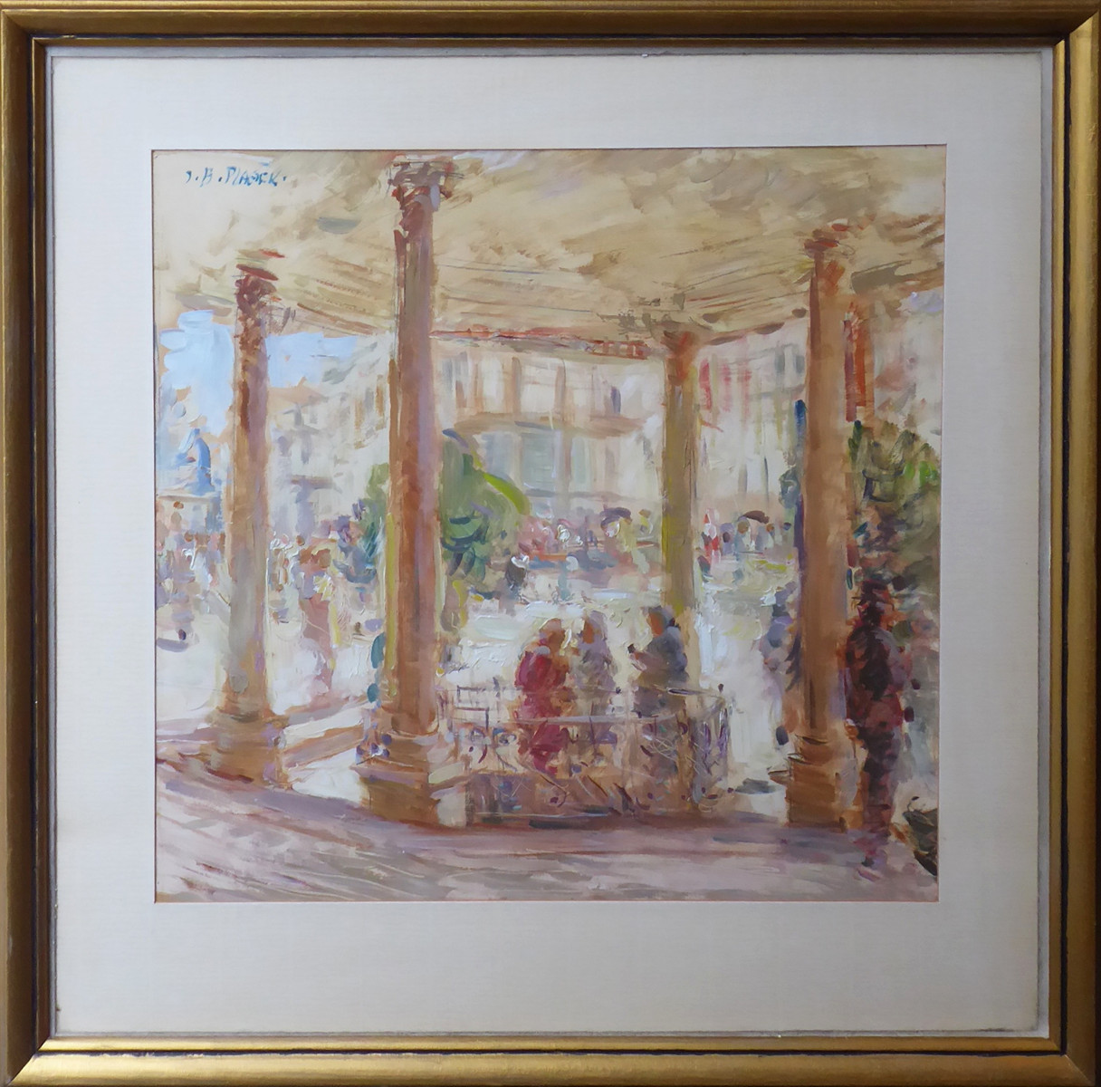 JAN BEDŘICH PLAČEK (1890-1980) - V LÁZEŇSKÉM ALTÁNKU