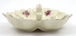 FRANZ MANKA, ALTROHLAU - MISKA VE TVARU LISTU S ÚCHYTEM