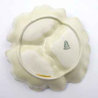 FRANZ MANKA, ALTROHLAU - MISKA VE TVARU LISTU S ÚCHYTEM