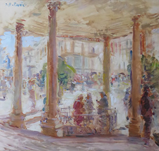 JAN BEDŘICH PLAČEK (1890-1980) - V LÁZEŇSKÉM ALTÁNKU