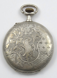 STŘÍBRNÉ KAPESNÍ HODINKY - BREVET