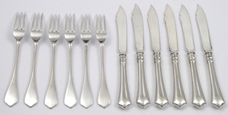 CELOSTŘÍBRNÉ MALÉ PŘÍBORY PRO ŠEST OSOB - EDMUND SINGER, VÍDEŇ