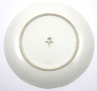 ROSENTHAL, VZOR CHRYSANTHEME - 6 DEZERTNÍCH TALÍŘŮ S OVOCEM